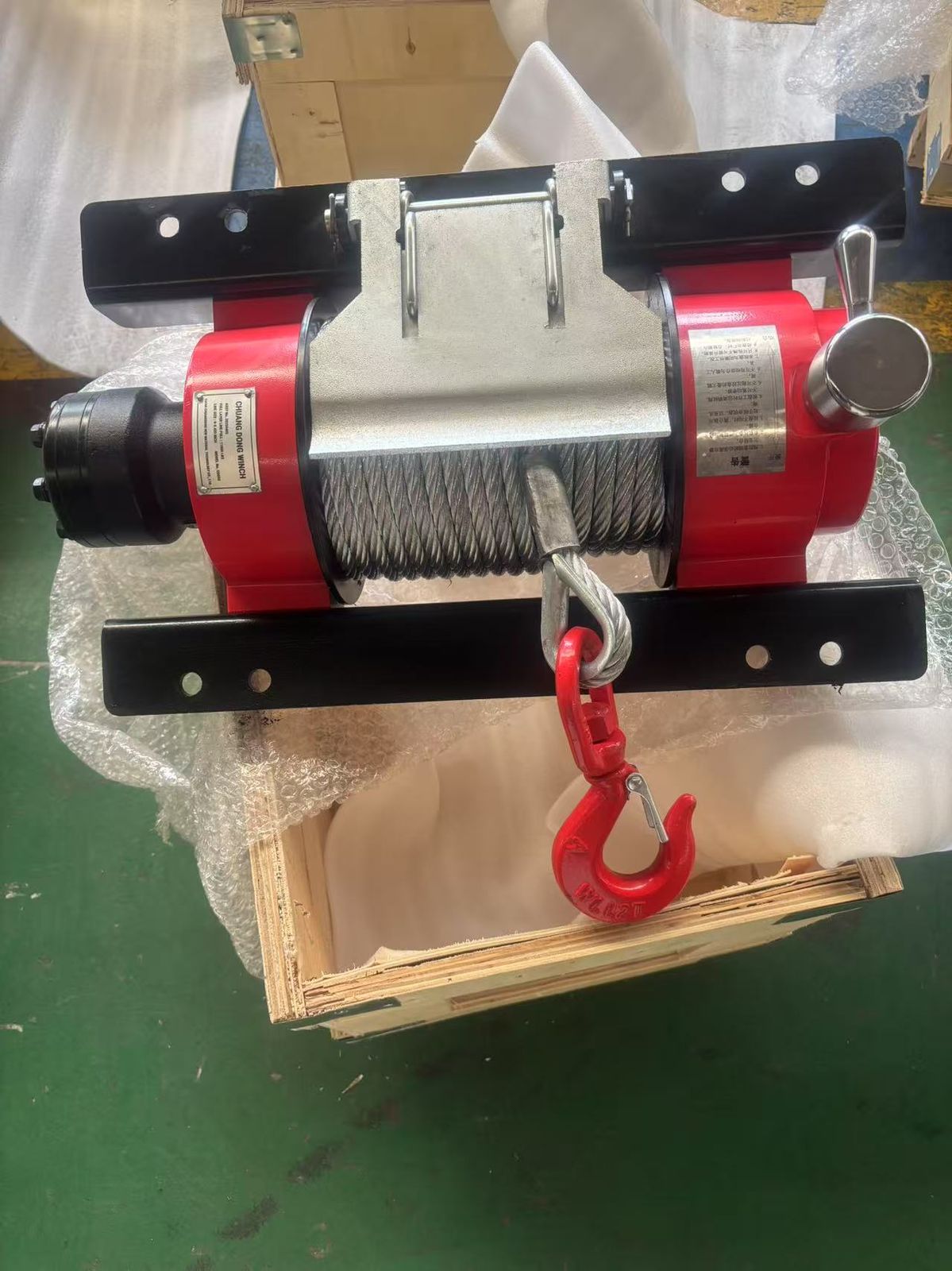 Flat-Mount Hydraulic Winch 2–5 Ton